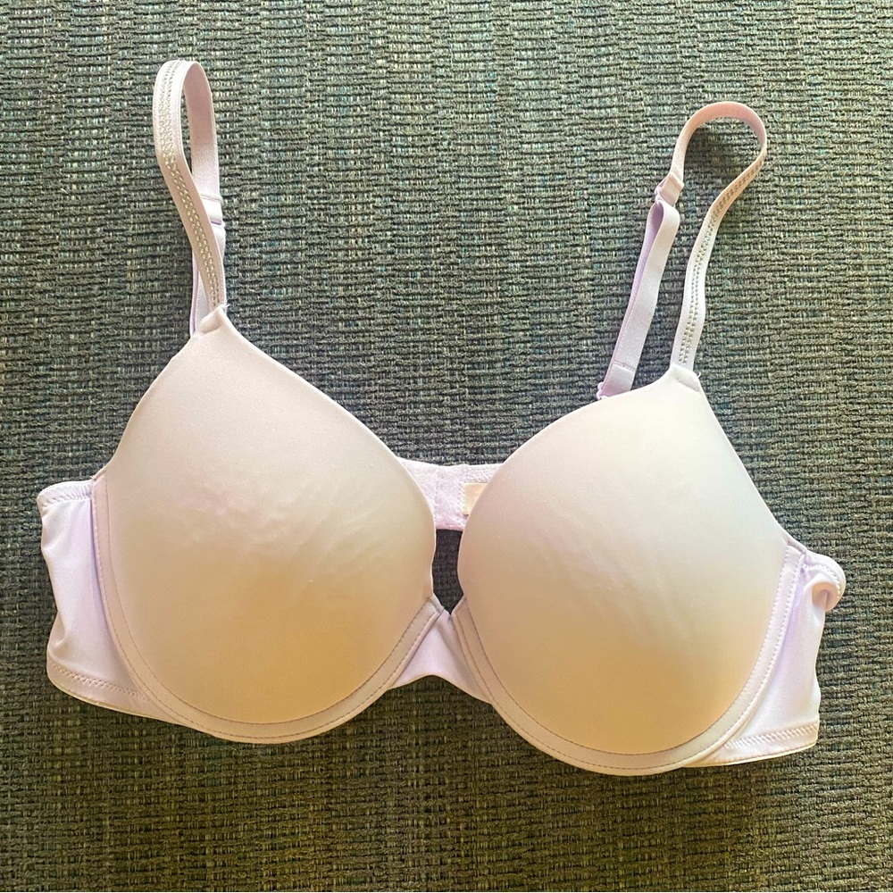 PINK lavender push-up bra